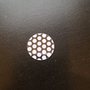 Origami Owl small polka dot plate